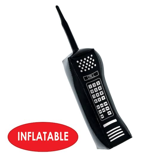 Beistle 26" Black Inflatable Cell Phone